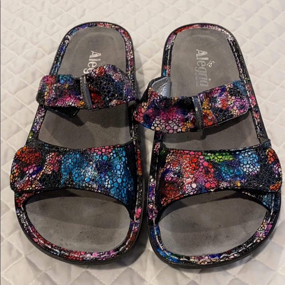 Algeria Multi Velcro adjustable Sandals sz 38 (8)